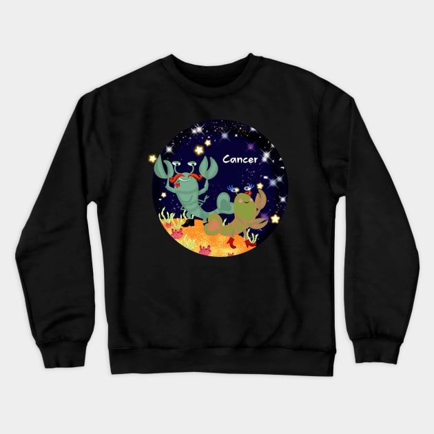 cancer Crewneck Sweatshirt by maryglu